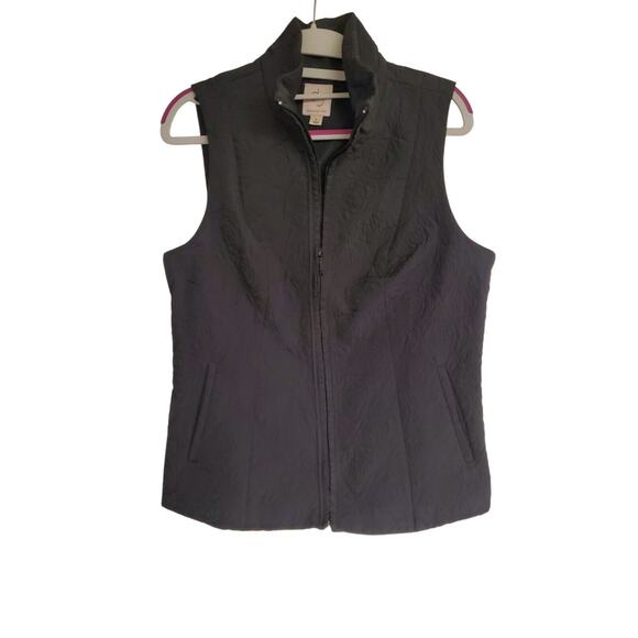 Women's db Black Lightweight Classy Quilted Full Zip Vest | Size Small - Picture 1 of 8